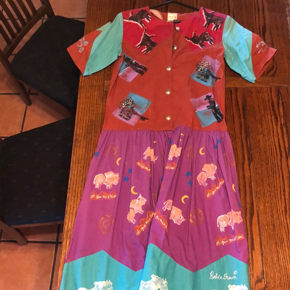 Robin Brown “oh give me a home” Dress
